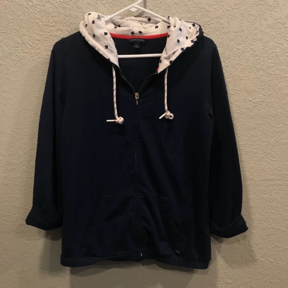 Tommy Hilfiger Pullstring Zip Up Jacket